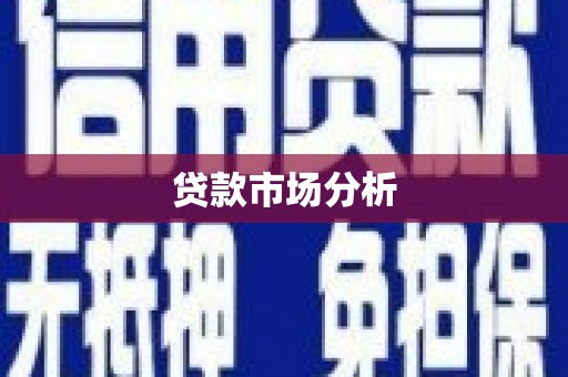 武陵源贷款市场分析