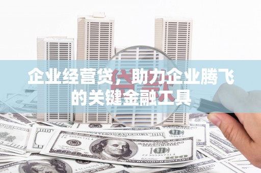 武陵源企业经营贷，助力企业腾飞的关键金融工具