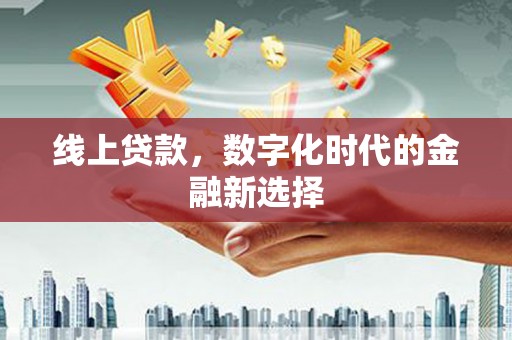武陵源线上贷款，数字化时代的金融新选择