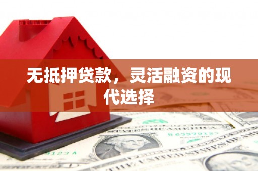 武陵源无抵押贷款，灵活融资的现代选择