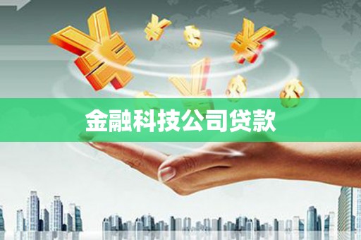 武陵源金融科技公司贷款