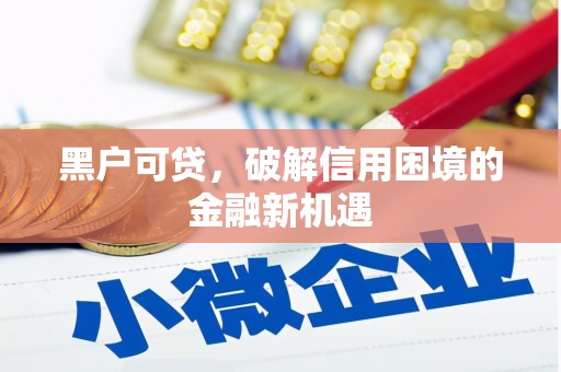 武陵源黑户可贷，破解信用困境的金融新机遇